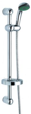 Contemporary Shower Slide Rail Kit Chrome Finish With Adjustable Height