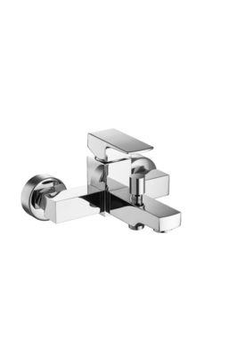 Corrosion Resistant Brass Wall Mounted Bath Mixer Faucet With One Handles