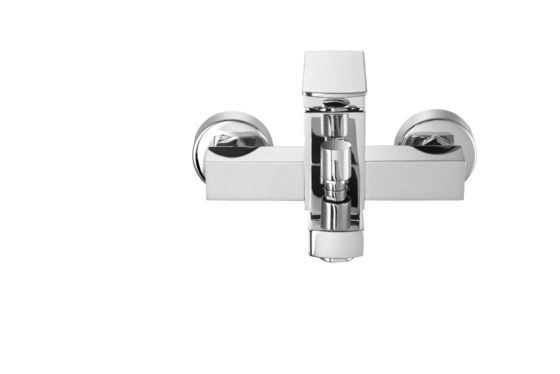 Corrosion Resistant Brass Wall Mounted Bath Mixer Faucet With One Handles
