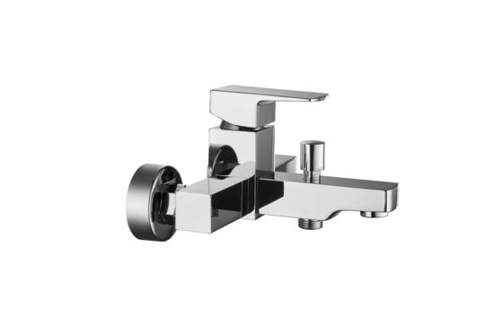 Corrosion Resistant Brass Wall Mounted Bath Mixer Faucet With One Handles
