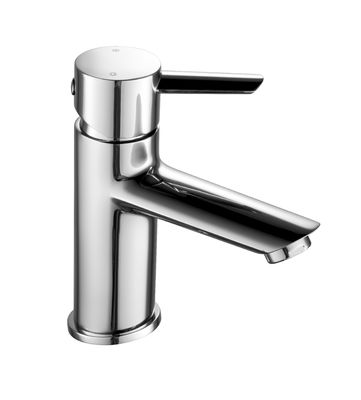 Contemporary Single Chrome Finish Stylish Basin Mixer Taps T8822W