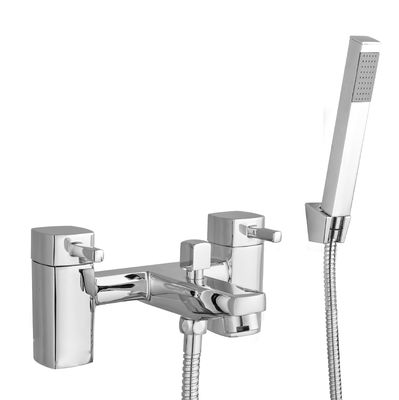 Modern Contemporary Bath Shower Mixer Taps With Chrome Finish