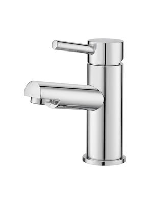 Deck Mounted Basin Mixer Taps Polished Chrome Finish 150mm Height