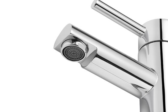 Deck Mounted Basin Mixer Taps Polished Chrome Finish 150mm Height