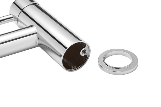 Deck Mounted Basin Mixer Taps Polished Chrome Finish 150mm Height