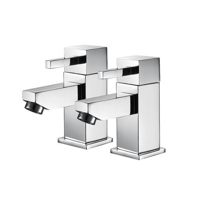 Polished Brass Bathroom Faucets , Bathroom Wash Basin Mixer Taps