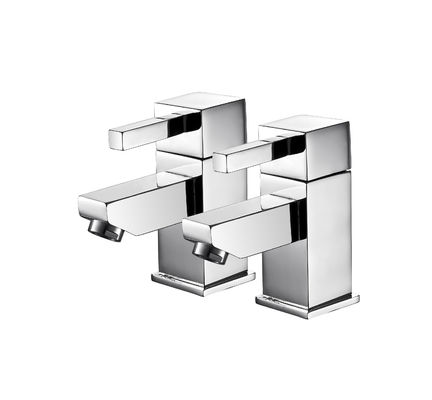 Custom Bathroom Faucet Tap , Brass Shower Mixer Tap With Two Handles