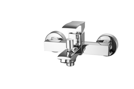 Contemporary Wall Mounted Shower Mixer Taps Brass Material T2041