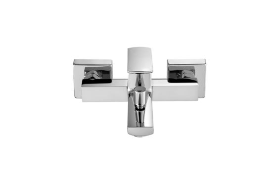 Luxurious Wall Mounted Shower Mixer Taps Chrome Finish 3 Years Warranty