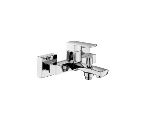 Luxurious Wall Mounted Shower Mixer Taps Chrome Finish 3 Years Warranty