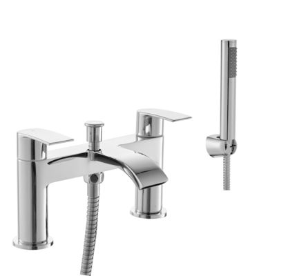 Chrome And Polished Brass Bath Faucets /  Shower Mixer Faucet For Bathroom