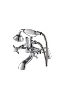 Classical Two Handle Bathroom Faucet , Modern Bath Mixer Taps