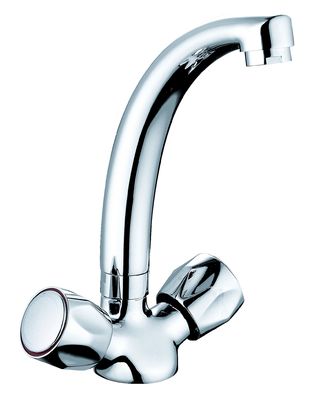 Double Handles Contemporary Kitchen Mixer Taps For Kitchen T81027