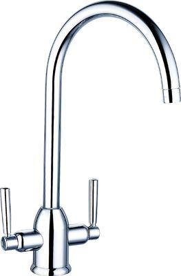Brass Height Kitchen Mixer Taps Designed with Double Handles T81032