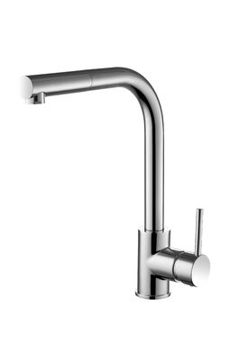 Chrome Single Handle Brass Kitchen Mixer Taps For Kitchen T81039