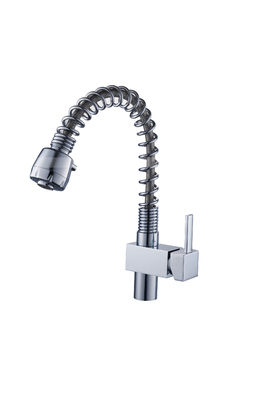 Flexible Type Chrome Brass Kitchen Mixer Taps For Kitchen T81095A
