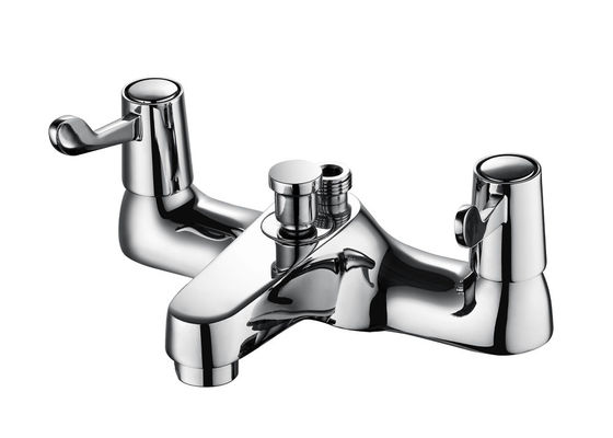 Brass Bath Shower Mixer Taps Modern Style Shower 2 Handle Faucet