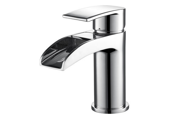 Elegant Bathroom Basin Sink Taps Chrome / Gold Finish T8112W