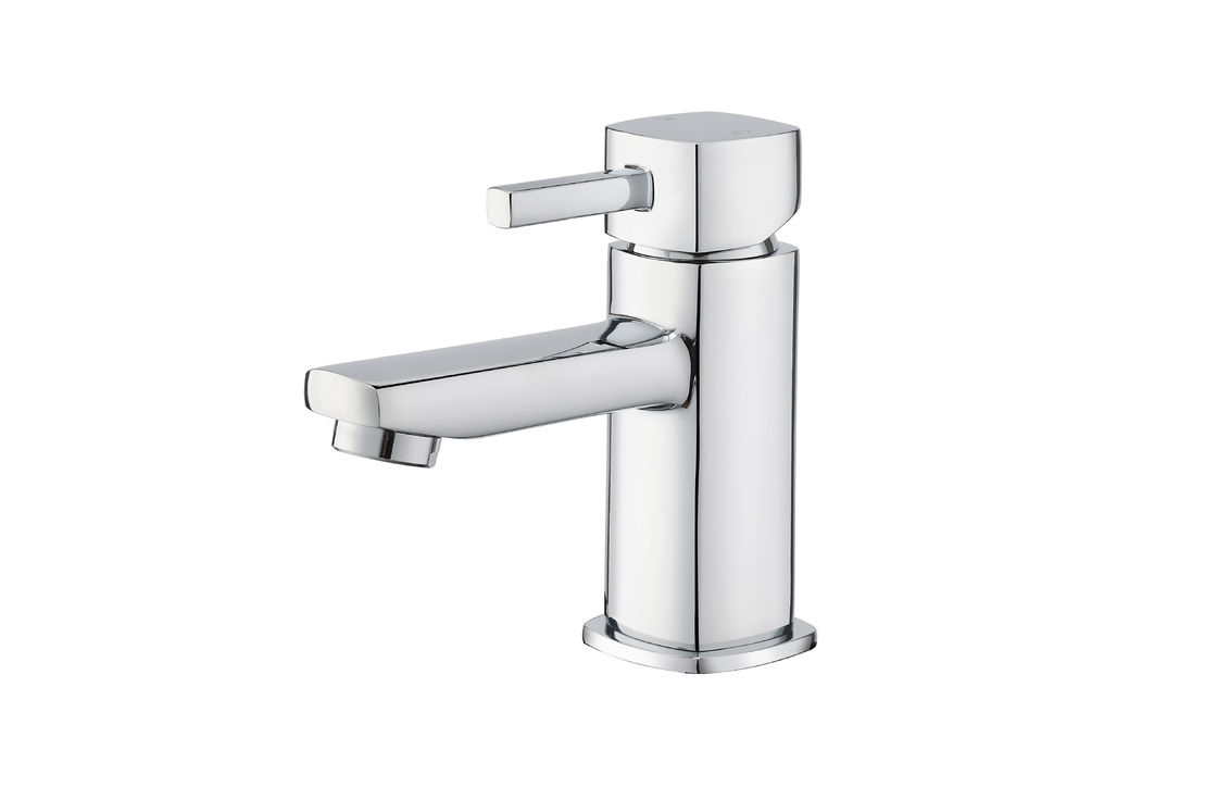 Contemporary Brass Basin Mixer Taps Faucet With Single Handle T8182W