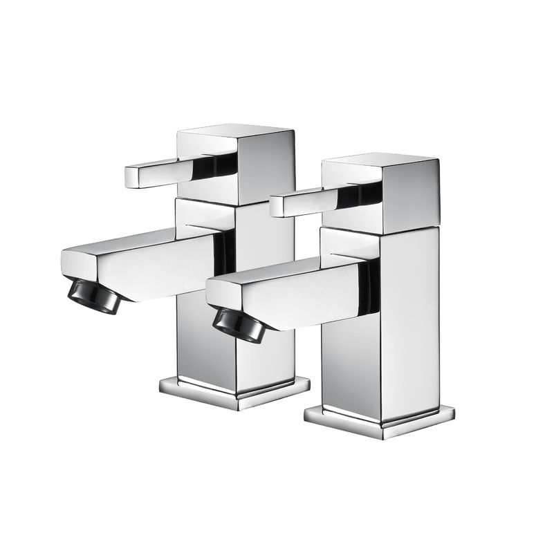 Polished Brass Bathroom Faucets , Bathroom Wash Basin Mixer Taps