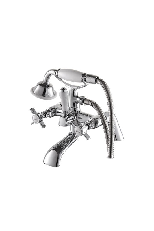 Classical Two Handle Bathroom Faucet , Modern Bath Mixer Taps