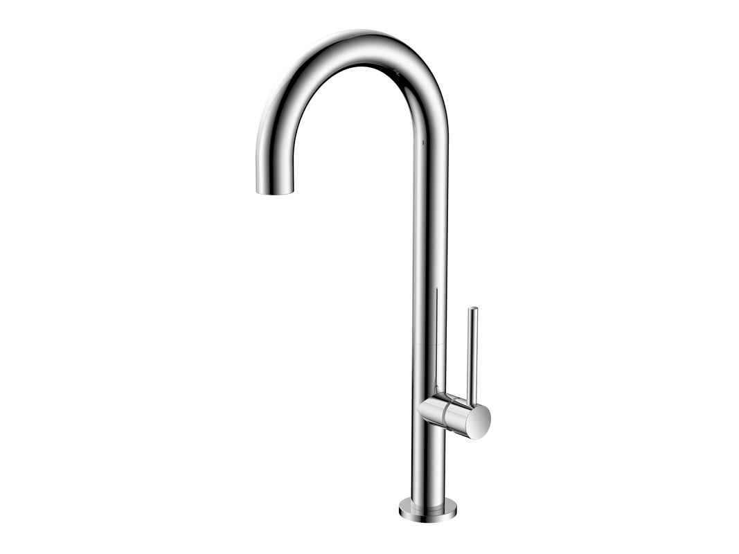Single Handle Kitchen Sink Faucet , Contemporary Kitchen Brass Mixer Tap
