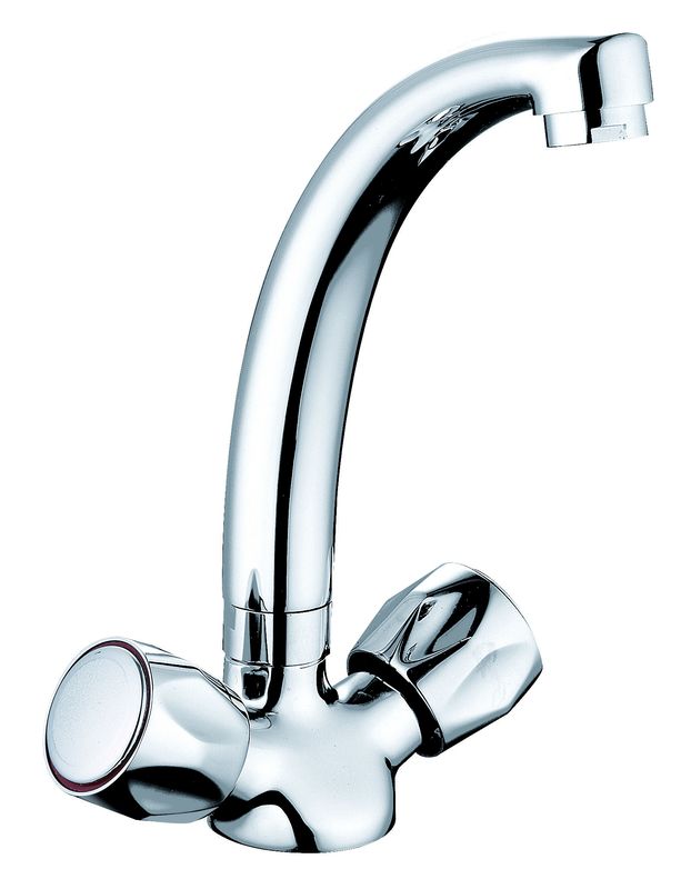 Double Handles Contemporary Kitchen Mixer Taps For Kitchen T81027